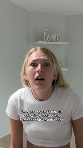 We can get Starbucks and buy dumb sh*t we dont need 🤣 #couples #comedy #reaction #funny #target #fy #fyp #reels