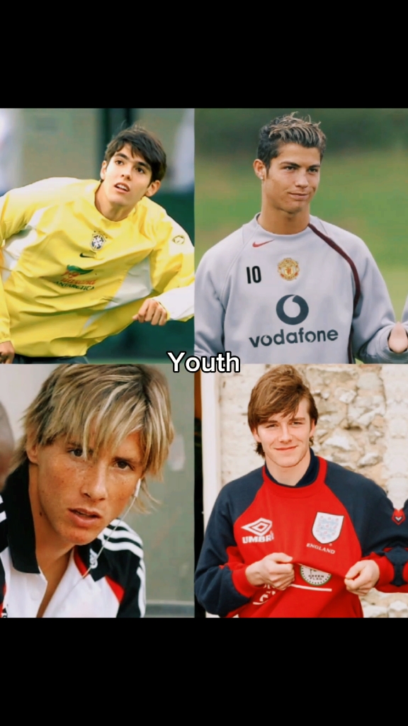 Kaká, Cristiano Ronaldo, Fernando Torres and David Beckham *scream* #kaka #cristianoronaldo #davidbeckham #fernandotorres #foryou #fyp #football #parati 