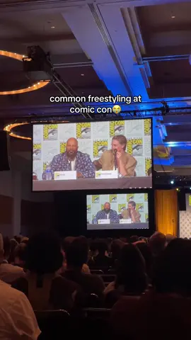 Common freestyling during the Silo panel at San Diego Comic Con #silo #common #sandiego #comiccon #sdcc #comiccon #appletv #sandiegocomiccon #rebeccaferguson 