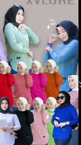XVLORE OVAL Atasan Kaos wanita lengan panjang  nyaman SEMI TUNIK Potongan oval polos REAL PICT katun combed baru Hanya Rp79.999! #atasankaos #kaoswanita #kaoswanitamurah #fyp 