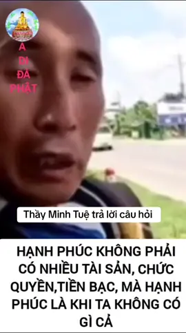 Thầy Minh Tuệ trả lời câu hỏi 
