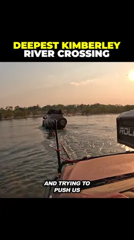 The DEEPEST Kimberley river crossing we've EVER done 😳🌊 - #4x4 #offroading #overlanding #kimberley #adventure #explore #overland #roadtrip #westernaustralia #4x4ing #offgrid #outback 