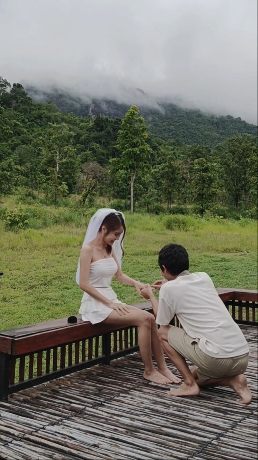 ความรักมันสวยงามเมื่อได้เจอคุณ แต่งงานกันนะ❤️🤵👰 #ขอแต่งงาน 