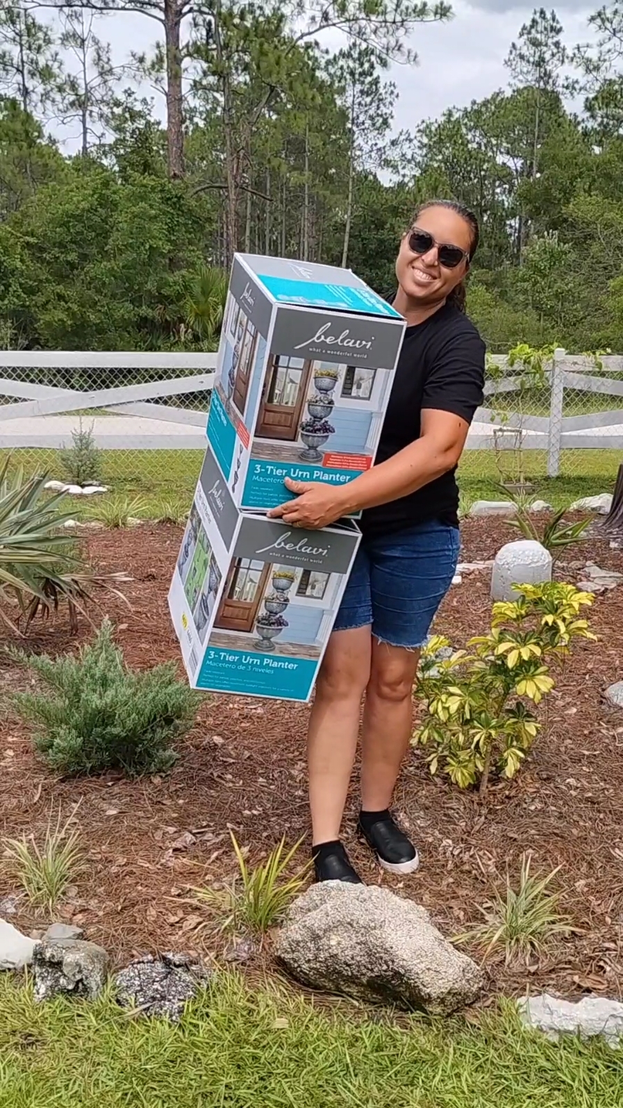 3 Tier urn planter for decorating your Garden