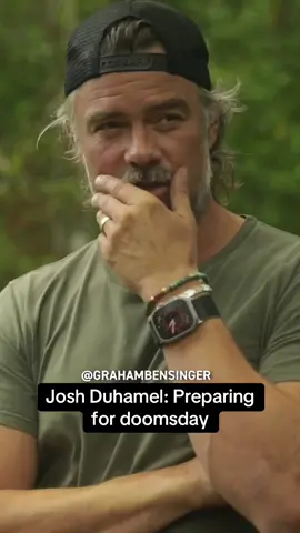 Josh Duhamel on what inspired his preparation for doomsday #joshduhamel #doomsday #survivaltips