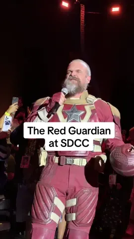 THE RED GUARDIAN AT #SDCC HALL H 💥 #Marvel #MarvelSDCC #Thunderbolts #DavidHarbour