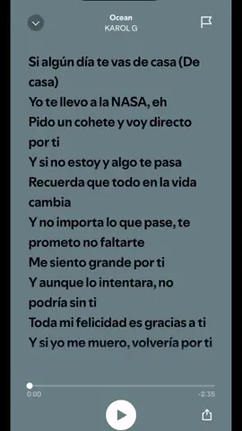 Ocean- karol g #music #spotify #lyrics #karolg 