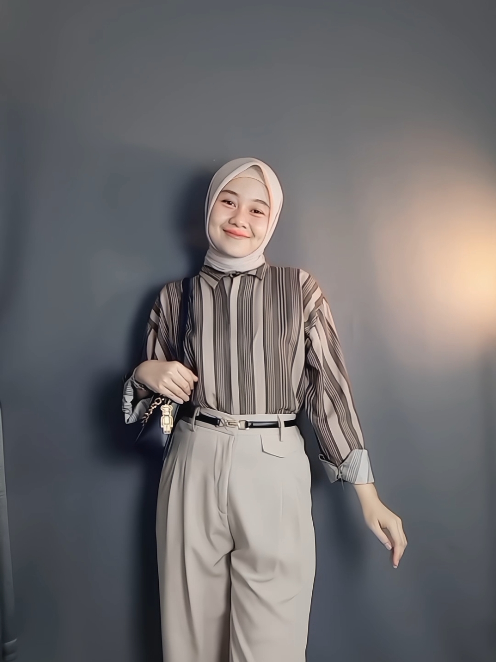 warna: cream #oropants #ootdfashion #ideoutfit #OOTD #outfit #fashiontiktok #outfithijab #inspirasioutfit #outfitkerja #outfitngampus