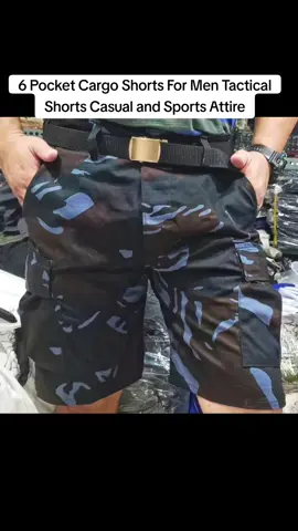 SHORTS COMO BLUE 6 POCKET  CARGO SHORTS FOR MEN TACTICAL SHORTS CASUAL AND SPORTS ATTIRE SHORT AND SPORTS #fyp  #cargo  #cargopants  #como  #getyours 