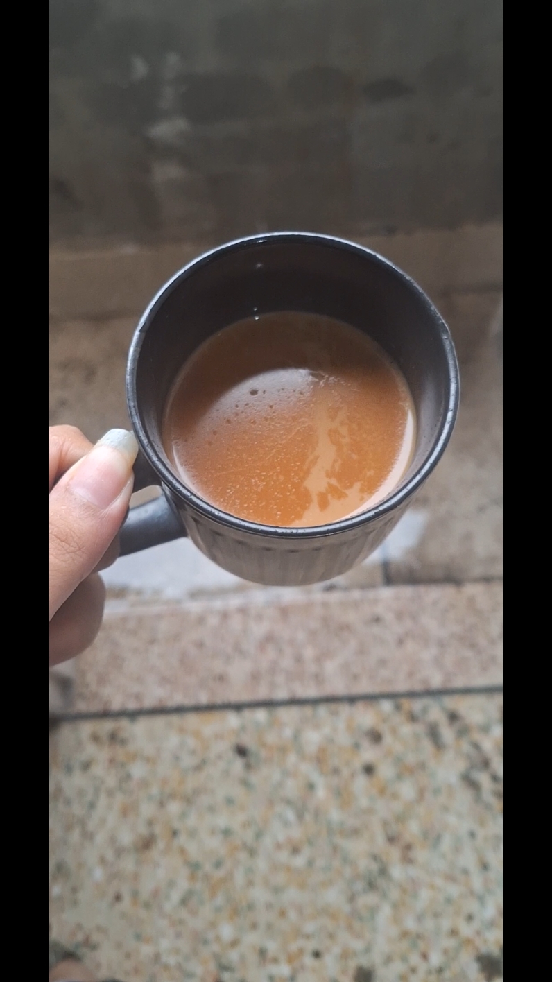 Morning tea with beautiful rain 🌧 #mosoonvibes #foryou 
