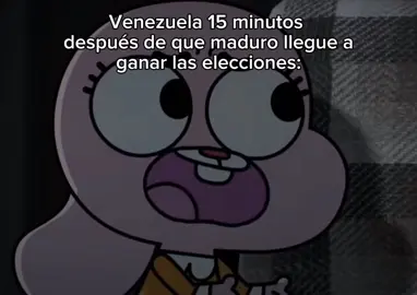 tengo miedo JAJAJAJ #venezuela #votaciones #gumball #meme #popular #viral #panico 