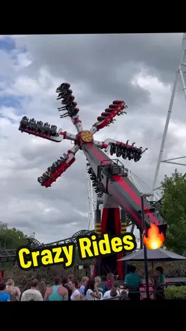 Got to love the interaction between Hyperia, Saw: The Ride and Samurai 🔥 #hyperia #saw #samurai #rides #thorpepark #uk #themepark 