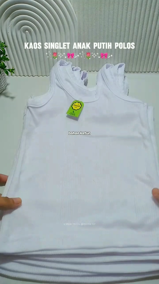 Kaos singlet tanktop anak putih polos #kaosdalamanak #kaossingletanak #fypシ゚viral 