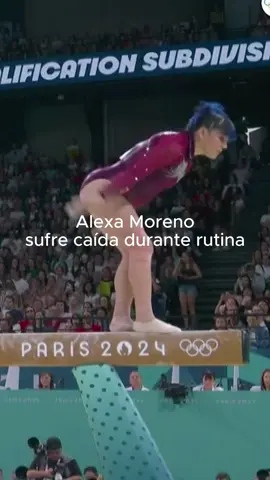 Alexa Moreno sufre caída durante rutina  ¡Lo importante es levantarse! 🇲🇽 #Olympics #alexamoreno #juegosolimpicos2024 