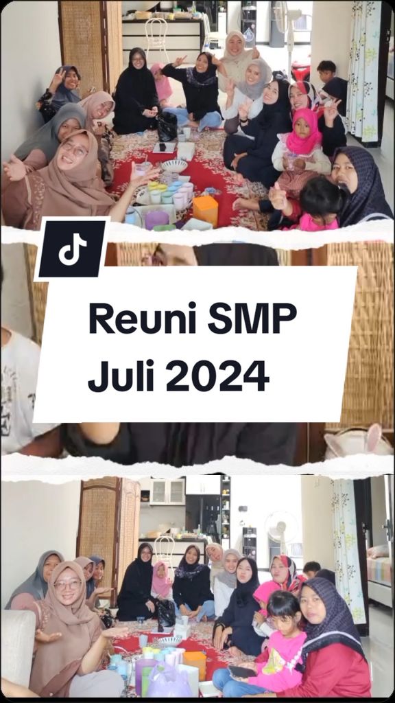 Reuni SMP Minggu, 28 Juli 2024 Sehat Selalu Teman Putih Biru_SMP #CapCut #reuni #reuniputihbiru🥰 #reunismp 