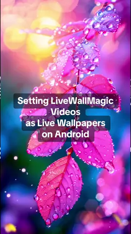 📱✨ How to Set TikTok Videos as Live Wallpapers on Android: A Complete Guide 🎥🖼️ Learn how to easily set TikTok videos as live wallpapers on your iPhone or Android device. Our step-by-step guide includes downloading videos, converting them to Live Photos, and setting them as your lock screen or home screen wallpaper. Follow our instructions to make your phone unique and stylish with TikTok live wallpapers! #LiveWallpapers #TikTok #Wallpapers #Guide #LifeHacks #iPhone #Android #wallpaper4kanimado #LiveWallpaper #TikTokTrends #backgroundscreen #Personalization  @LiveWallMagic 