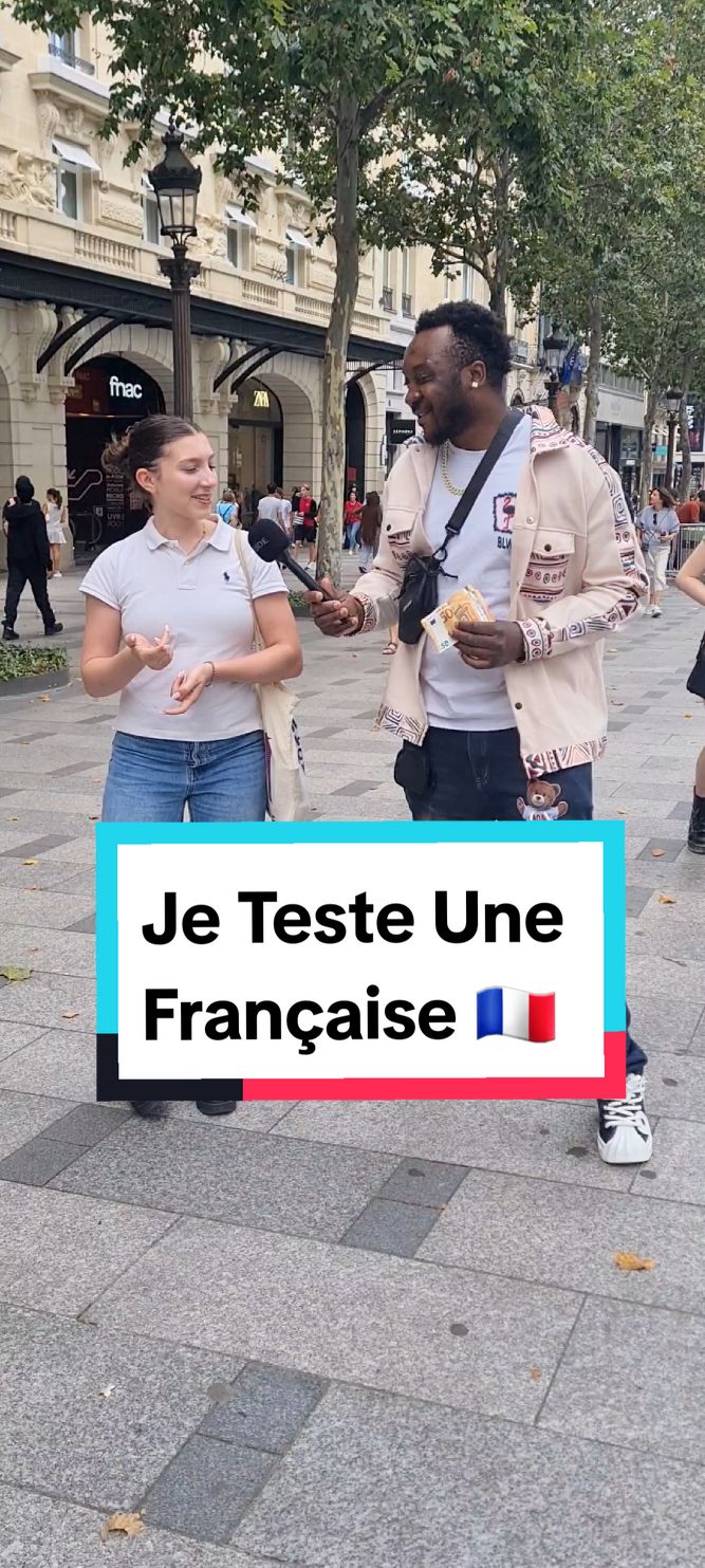 Je Teste Une Française 🇨🇵💶#france #francetiktok🇫🇷 #fyp #foryou #pedroperigosotv #france🇫🇷 #microtrottoir #paris #culture #money #argent 