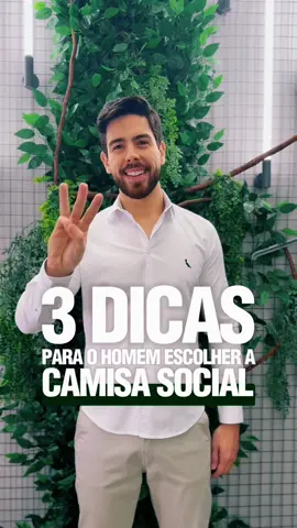 🔝 Quer saber como escolher a camisa social perfeita? Tenho 3 dicas essenciais e uma dica extra surpresa no final! 😉👔 Não perca! Comente qual é a sua dúvida sobre camisas sociais. #ModaMasculina #Estilo #CamisaSocial #DicasDeModa