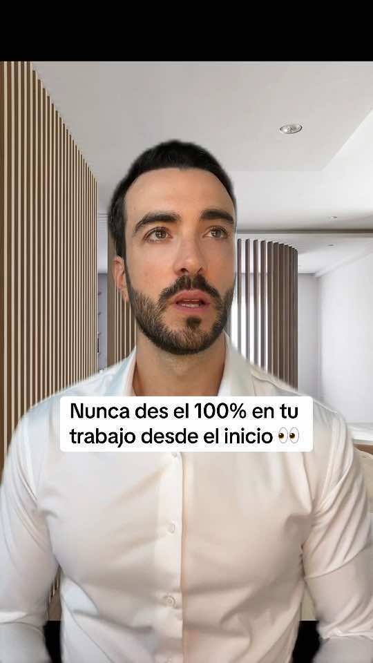 Nunca des el 100% en tu trabajo desde el inicio 👀  #salario #negociacionsalarial #empleo 