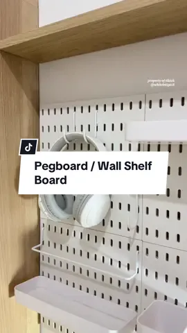 Membalas @White Beige pegboard / wall shelf board, belinya dikeranjang kuning kiri bawah ya #pegboard #wallshelfboard #walldecor #setupgaming #kamaraesthetic #fypシ 