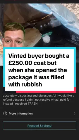 imagine receiving a bag of rubbish instead of a £250 coat 😳