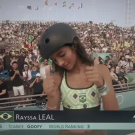 🇧🇷👏🏻 #rayssaleal #fyp #olimpiadas #olimpiadasparis2024 #Skateboarding @Rayssaleal! 