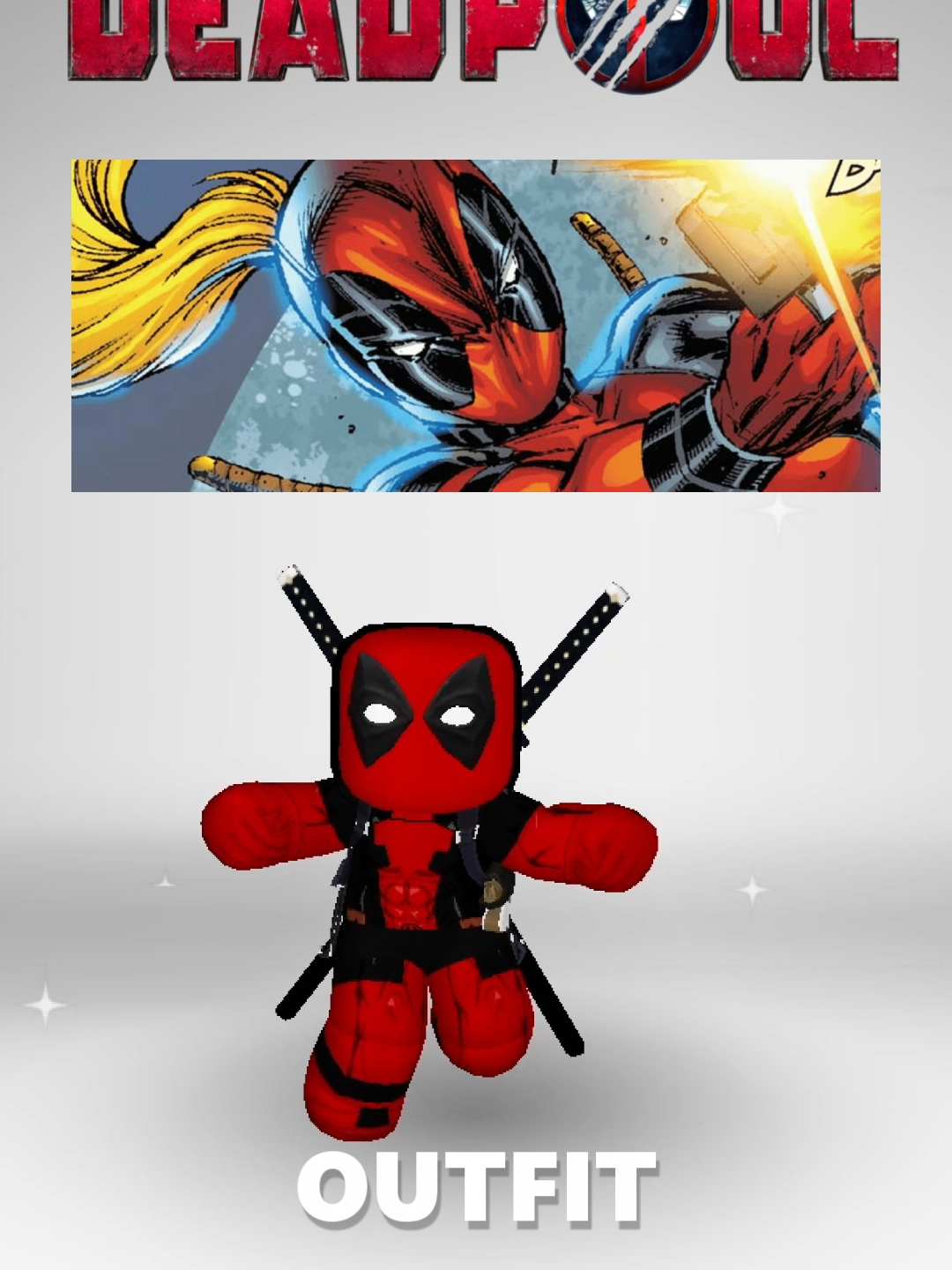 ROBLOX Lady Deadpool fit (Chibi Doll Girl) #roblox #robloxoutfits #deadpool3 #robloxdeadpool #ladydeadpool