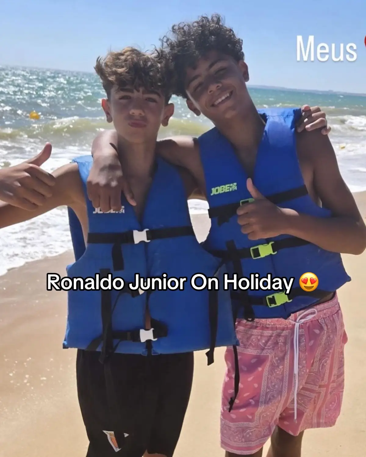 Ronaldo Junior’s Holiday! 😍 | FOLLOW For MORE CONTENT Of RONALDO JUNIOR! 🙌🏼❤️ #CristianoJRBase |  #explorepage #viral #trending #cristiano #ronaldo #cristianoronaldo #cr7 #cr7jr #cristianoir #ronaldoir #ronaldoson #ronaldofamily #saudiarabia #baller #talented #ronaldojr #academyplayer #famous #alnassr #alnassrscademy #elitelevel #academyfootball #champions #celebrities #Lifestyle #fatherandson 