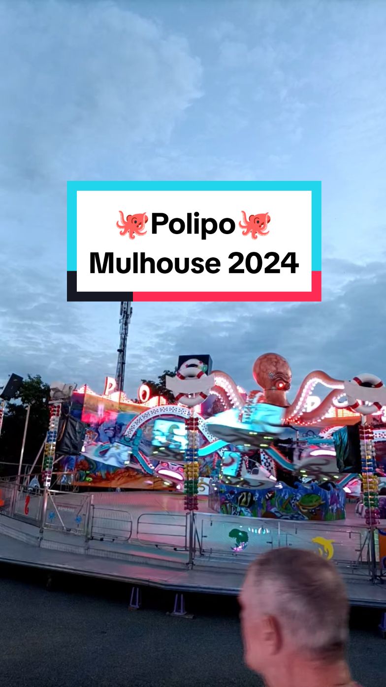 🐙Polipo, Foire Kermesse de Mulhouse 2024 #foirekermessemulhouse #mulhouse #polipo #funfair #fahrgeschäft #feteforaine #ride #giostre  @Polipo @Foire Kermesse Mulhouse 2024 