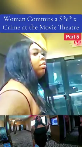 Woman Commits a S*e* x Crime at the Movie Theatre #cops #police #viralusa #flyp 