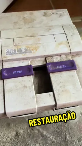 Super Nintendo de 10 REAIS #restauração #Snes #supernintendo #nintendo #Games #consoles 