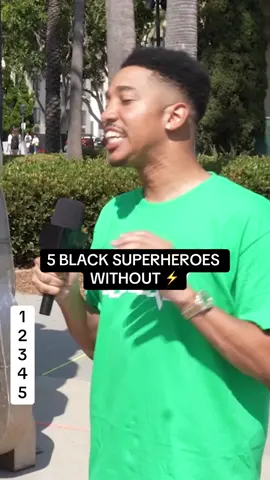 Name 5 black superheroes without Lightning Abilities #comicbooks #anime #manga #marvel #dccomics #mcu #black 