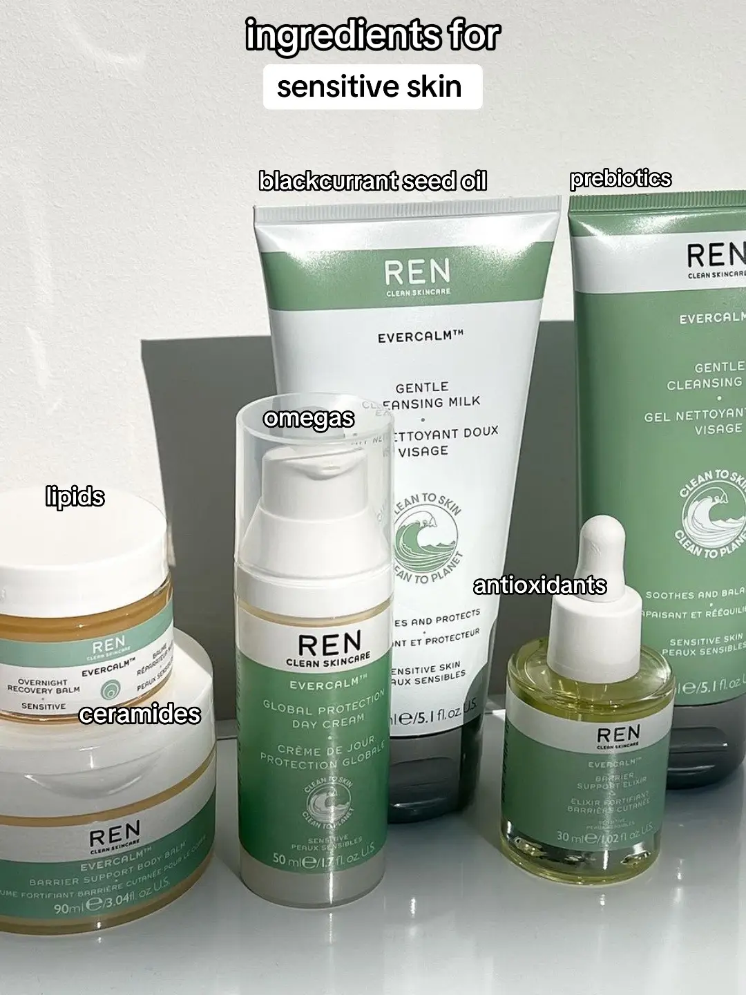 pov: you found the #skincareroutine your skin loves 🫧 #sensitiveskin #skintype #dullskin #renskincare 