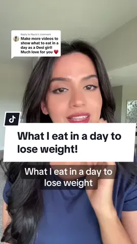 Replying to @Nazia This is what I eat in a day to stay in a calorie deficit for weight loss. @trueseamoss #whatieatinaday #caloriedeficit #caloriedeficitmeals #desifood #browntiktok 