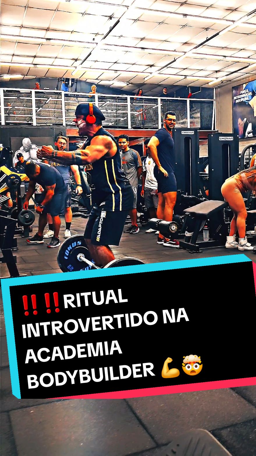 ‼️‼️RITUAL INTROVERTIDO NA ACADEMIA BODYBUILDER 💪🤯🤯