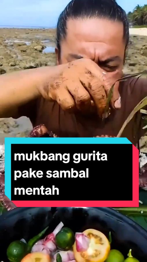 mukbang gurita pake sambal mentah.. #gurita #mukbang #seafood #fyppp #virall 