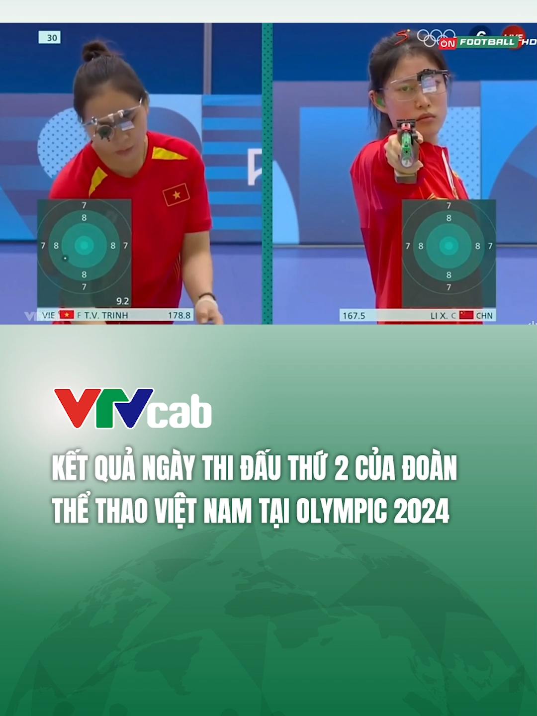 Kết quả ngày thi đấu thứ 2 của đoàn thể thao Việt Nam tại #olympics Paris 2024 #vtvcab #thethaovietnam #tiktoknews