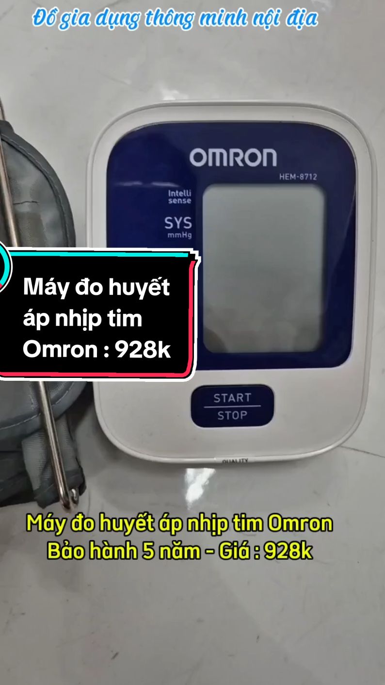 Máy đo huyết áp nhịp tim chính hãng OMRON , bảo hành 5 năm #xuhuong #viral #trending #maydohuyetap #maydohuyetapomron 