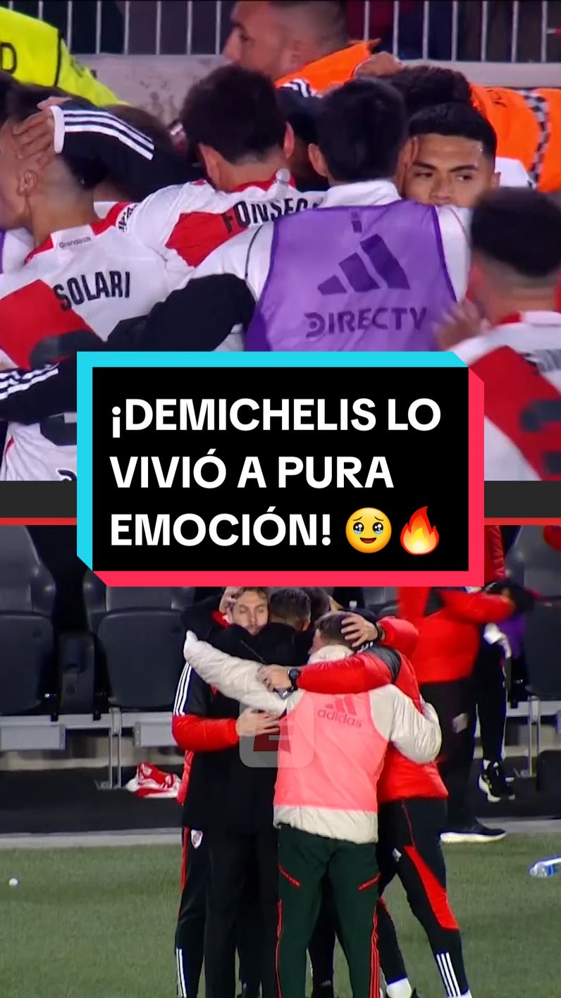 ¡PURA EMOCIÓN! 🥹🔥 Así vivió #Demichelis el #golazo de #Mastantuono ante #Sarmiento  👉 Suscribite al #PackFutbol y mirá la #CopaDeLaLiga en #ESPNPremium  #TikTokDeportes #Futbolargentino #River #Riverplate #Goles 