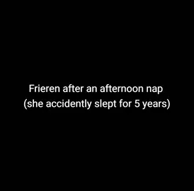 We love our sleepy elf #animetiktok #frieren #frierenbeyondjourneysend #fern #stark #manga #anime #himmel 