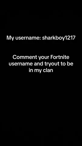 #fortnite #clan #tryouts 