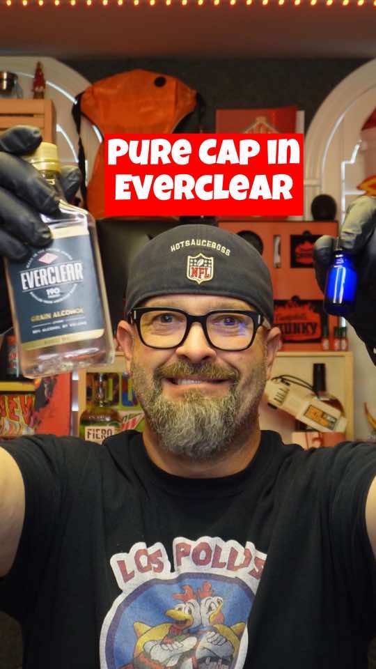 Pure capsaicin in Everclear, then get ready for #infernolympics!