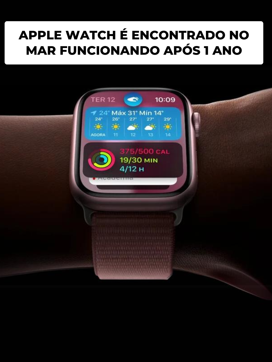 Apple watch perdido no mar é encontrado um ano e maio depois funcionando! #AppleWatch #tecnologia #históriasincríveis #mergulho #recuperação  #technology #incrediblestories #diving #recovery