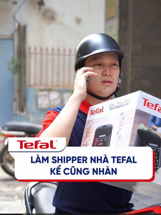 Làm ship nhà Tefal kể cũng nhàn #tefal #tefalvietnam #xuhuong #noicomdien #shipper #rk737868 