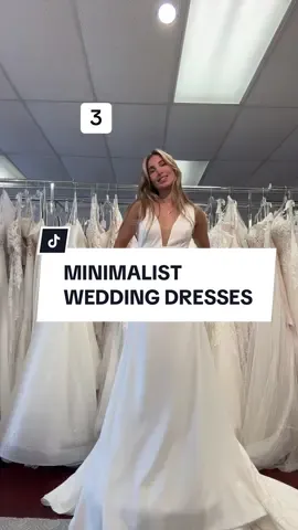 Part 1 | Which minimalist wedding dress would you pick?👀✨ #minimalist #pickyourweddingdress #minimaldress #simpleweddingdress #choosemyweddingdress #minimalistwedding #bestforbride 