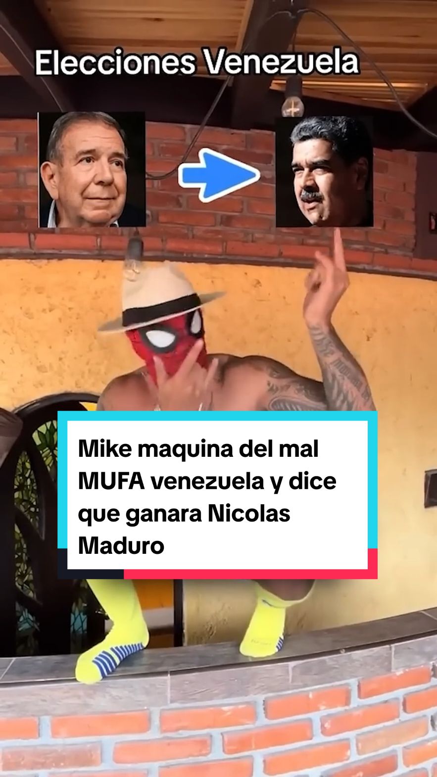 Mike maquina del mal MUFA venezuela y dice que ganara Nicolas Maduro 🤡🤔 #mikemaquinadelmal #nicolasmaduro #predicciones #energiapersonal #SabiasQue #datoscuriosos #curiosidades #noticiastiktok 