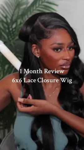 1 month review of wearing this body wave 6x6 lace closure wig from @Dorsanee Hair (Link in my B!0) Full video is on my YouTube Channel 🎥 #wigreview #wigtok #wiginfluencer #closurewig #sidepart #gluelesswig #humanhairwig #bodywave #affordablewigs #hairreview #blackgirltiktok #beginnerfriendly 