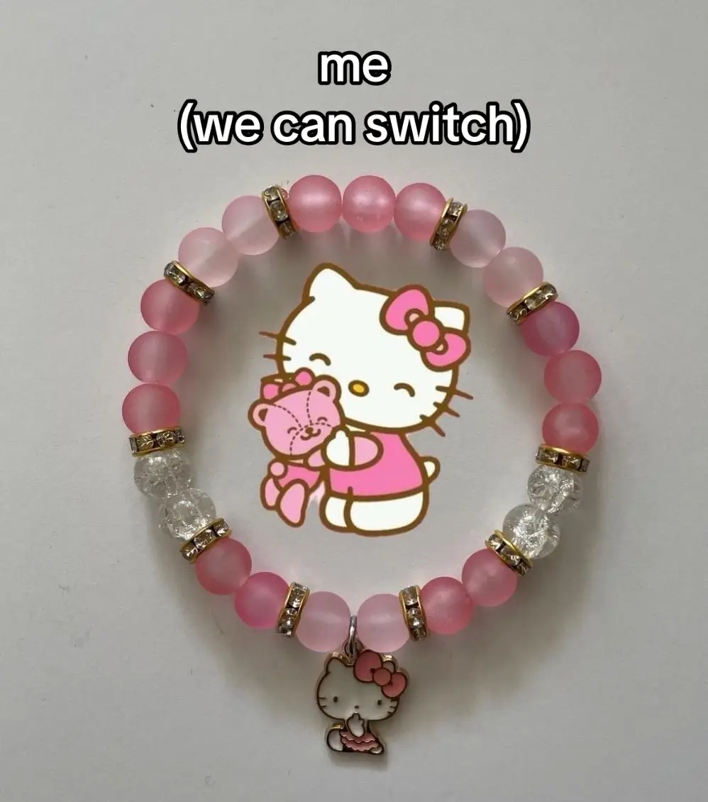 lowkey want matching braclets rn || #fyppppppppppppppppppppppp #fypシ゚viral #blowthisup #flop #viral #trend #sanrio #hellokitty #mymelody #matchingbracelets #bracelet 