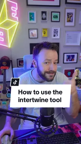 It’s been a while since anyone’s done an ‘Intertwine Tool’ tutorial (probably since Adobe MAX 2022 when it came out) so here’s a refresher.  Object - Intertwine - Make That’s… that's it. 👍 #graphicdesign #logodesign #illustratortips #illustrator #designtok 