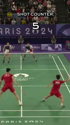 The badminton rallies are CRAZY at the #ParisOlympics! 😲 #badminton #usa #crazy 